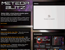 Tablet Screenshot of meteorblitz.alleylabs.com